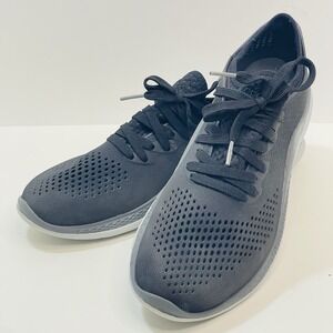 Crocs LiteRide 360 Pacer Shoes Womens Size 11 Black Slate Gray 206705